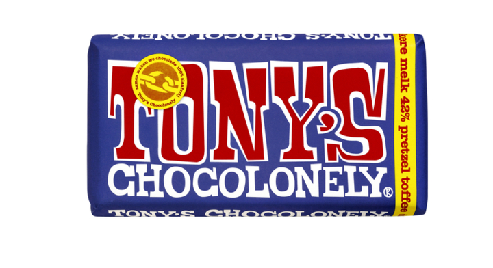 Chocolade tony chocolonely donker melk pretzel tof(nlrdmpt18