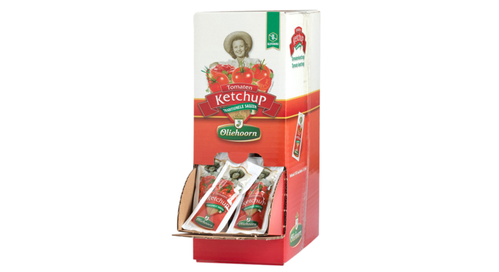 Tomatenketchup oliehoorn sachet 150x15ml(12350)