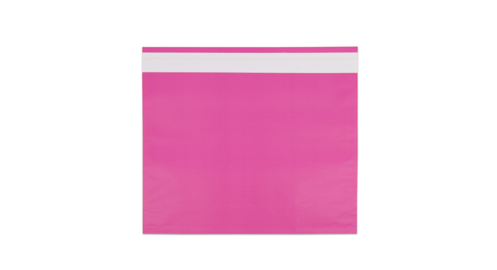 Verzendzak, papier, 48x37+2x6cm+klep, roze (250 stuks)