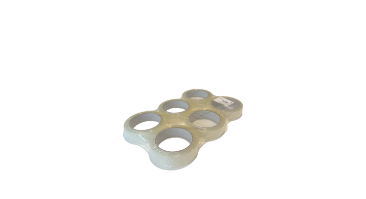 Weststrate Tape, PP/Acryl, 25mm x 66m, transparant