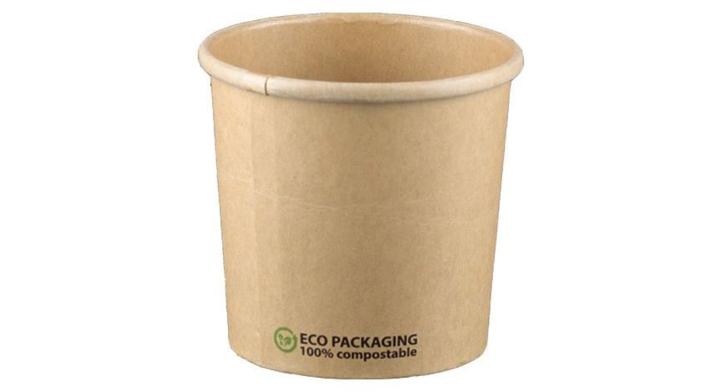 Soepbeker, 500ml/18oz, 101mm, karton, bruin (25 stuks)