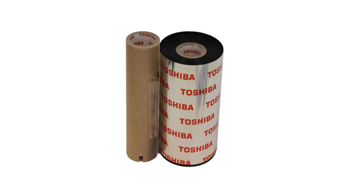 Toshiba printlint AW6F, wax+, 110mm x 600m, flathead