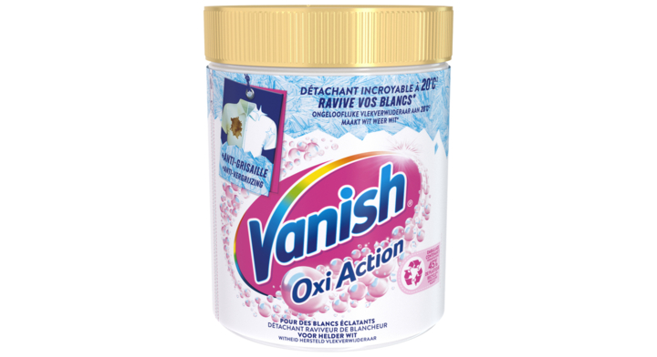 Wasbooster vanish oxi action whitening poeder 940g(3281278)