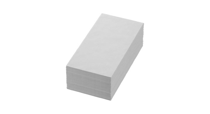 Duni, Dunisoft, servet, 40x40cm, 1/8 vouw, wit, 202929, (360 stuks)