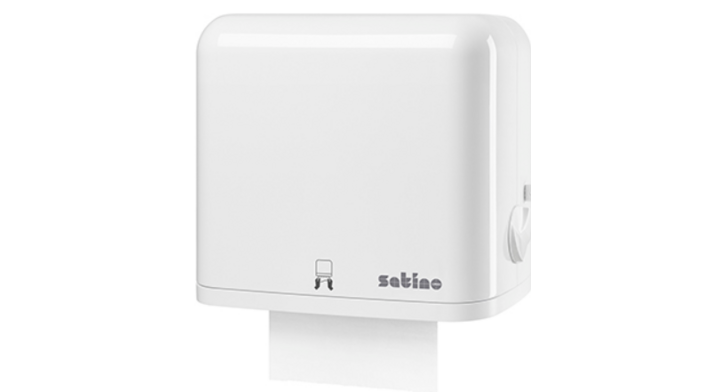 Satino by WEPA | Handdoekrol Dispenser | PT1 | Wit | 331090