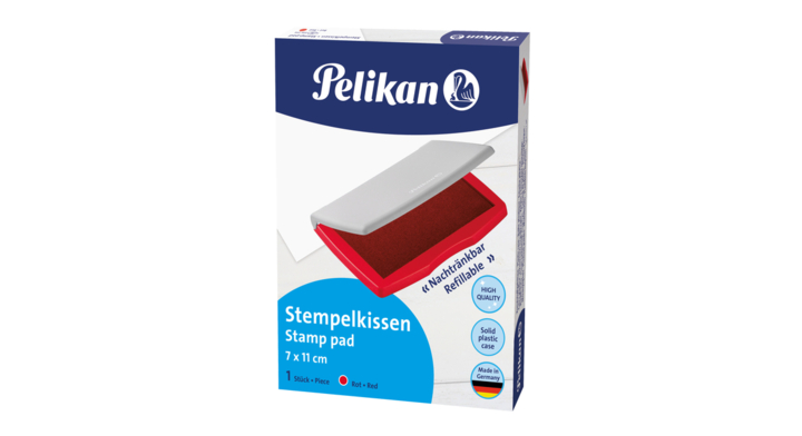 Stempelkussen pelikan 2e 110x70mm rood