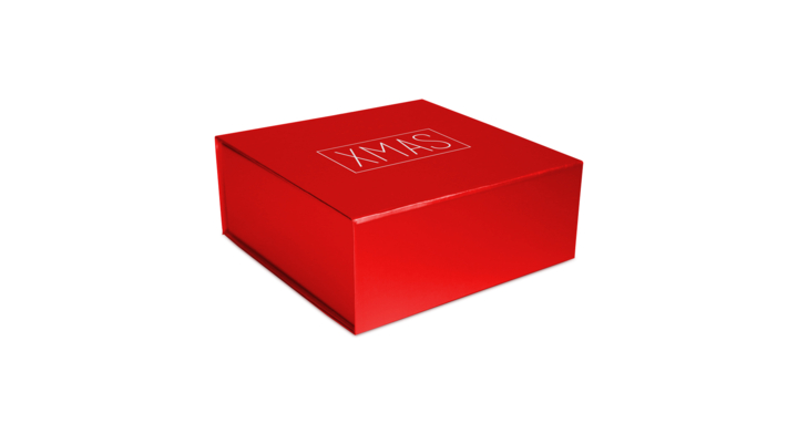 Luxe magneetdoos, Kerst, 42,5x33,9x9,7cm,  Xmas, rood (25)