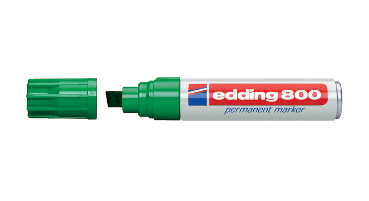 Viltstift edding 800 perm schuin 4-12mm groen