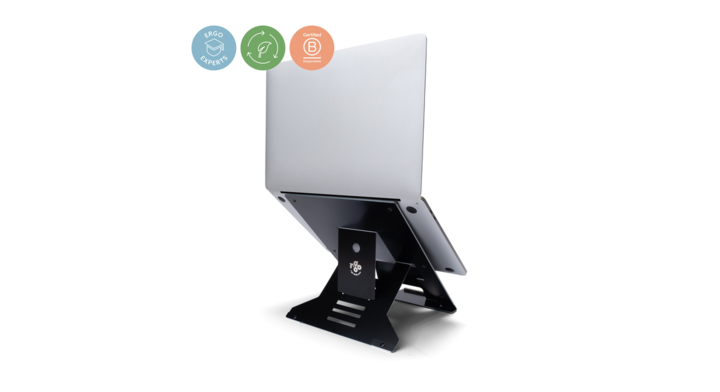 Laptopstandaard r-go riser documenthouder(rgoridocbl)