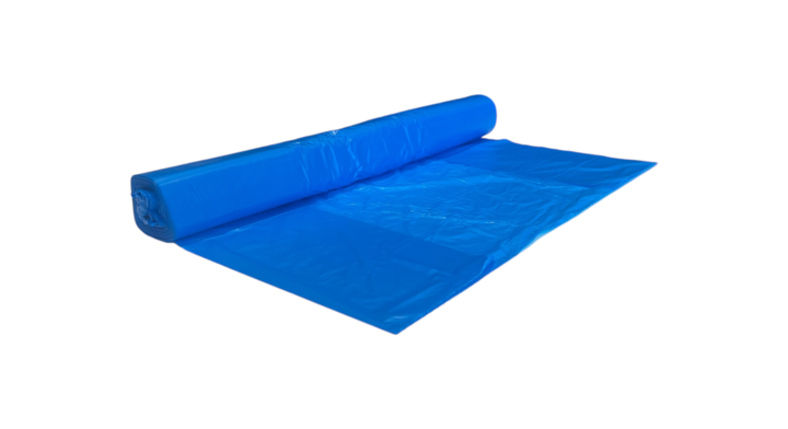 Vuilniszak | HDPE | 58x100cm | 70 Liter | T23 | Blauw (25 rollen x 20 zakken) 