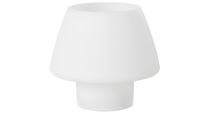 Duni | LED Lamphouder | 123x129mm | Moody Maxi White | 171488 (4 stuks)