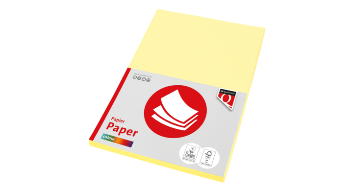 Kopieerpapier fastprint a4 120gr kanariegeel