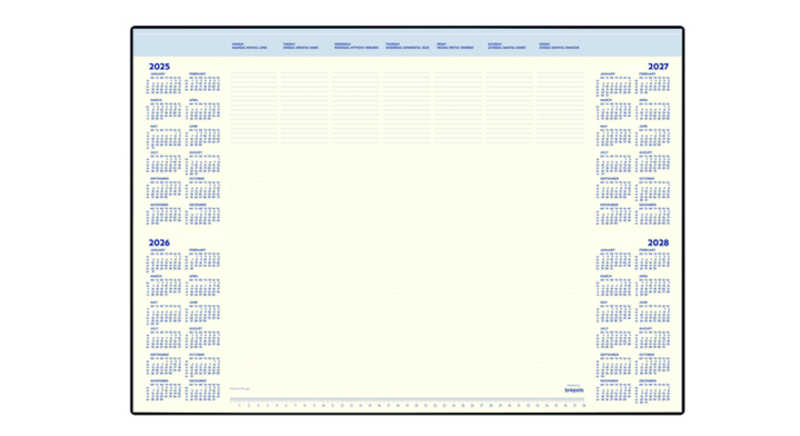 Onderlegblok deskmate met pvc houder 412x590(10.040.121.01.0