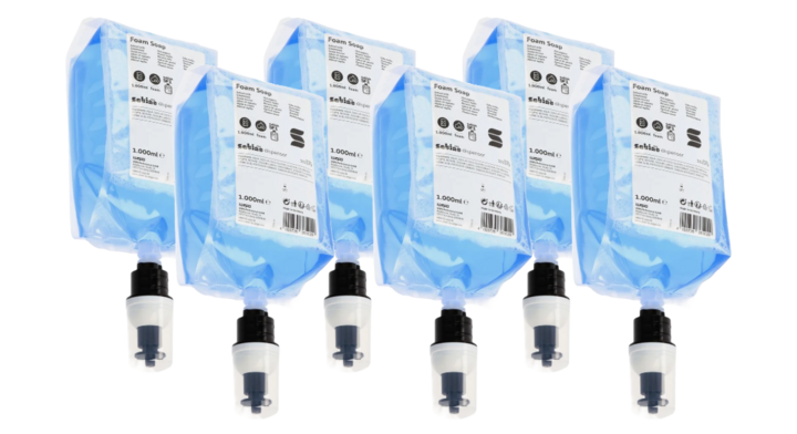 Satino | Schuimzeep | 1000ml | Aqua | SF1 | 333370 (6 stuks)