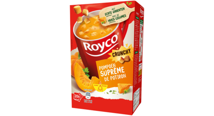 Soep royco pompoen supreme met croutons 20 zakjes(532365)