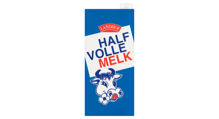 Melk landhof halfvol houdbaar pak 1 liter(3233346)