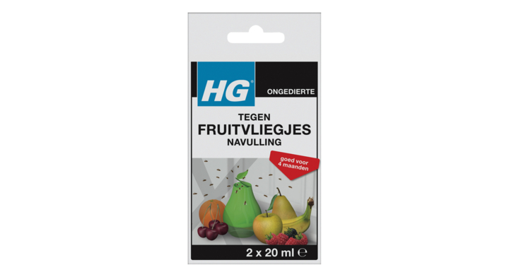 Fruitvliegjesval hg hgx navulling 2x20ml(512004100)