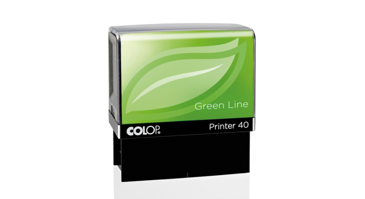 Green Line, tekststempel, 59x23mm, 6 regel personaliseerbaar