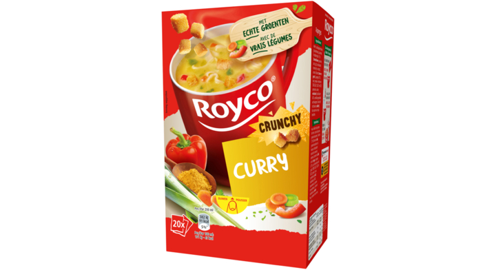 Soep royco crunchy curry 20 zakjes(534070)