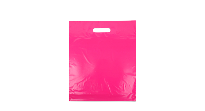 Draagtas, 35x44+2x4cm, ldpe, dkt, roze (400 stuks)