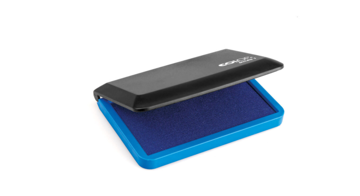 Inktkussen colop micro 1 9x5cm blauw