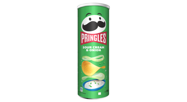 Chips pringles sour cream onion 165gr(8pr021)
