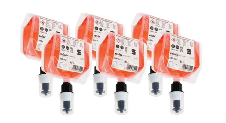 Satino | Toiletbrilreiniger | 500ml | Rood | SF2 | 333374 (6 stuks) 