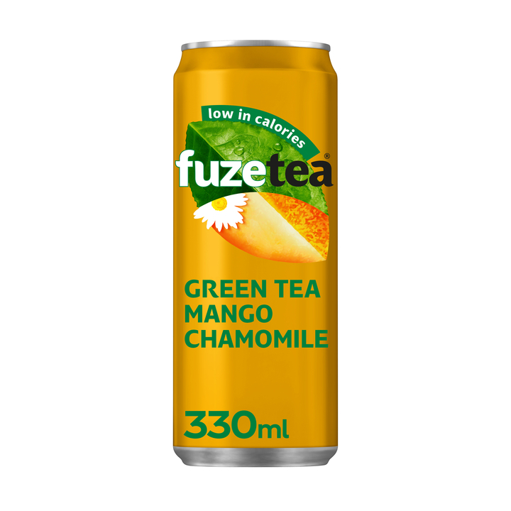 Frisdrank fuze tea green mango chamom blik 330ml(284976) - 0