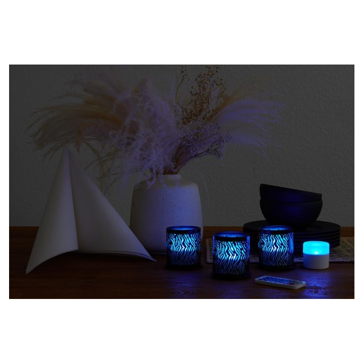 Duni Mini LED | Oplaadbare Lampjes | Set | Multicolor | 186495 (8 stuks) - 2