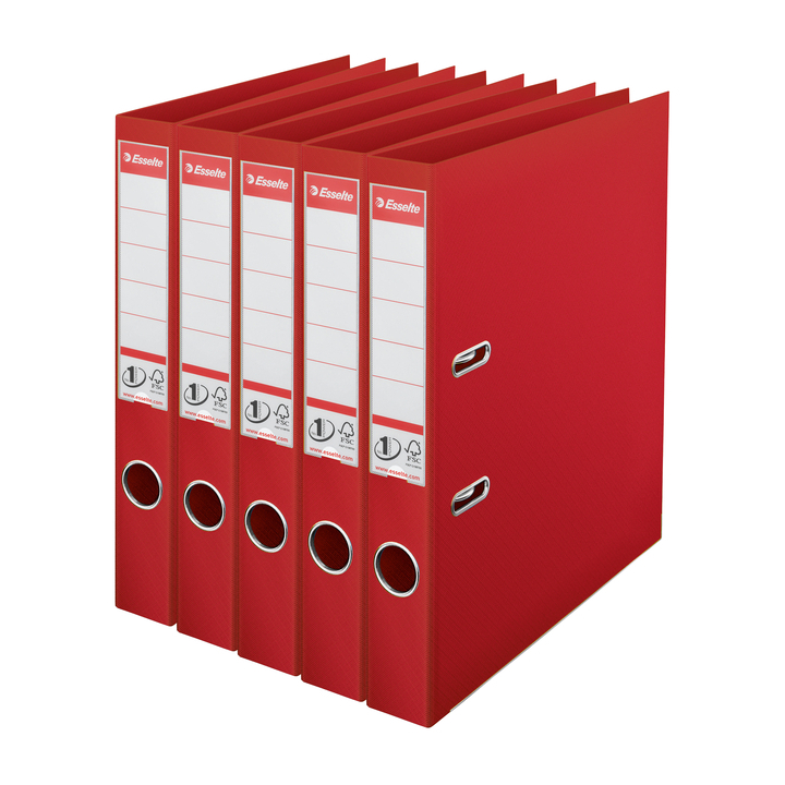 Ordner esselte no 1 power pp 50 mm rood 5st(162620) - 0