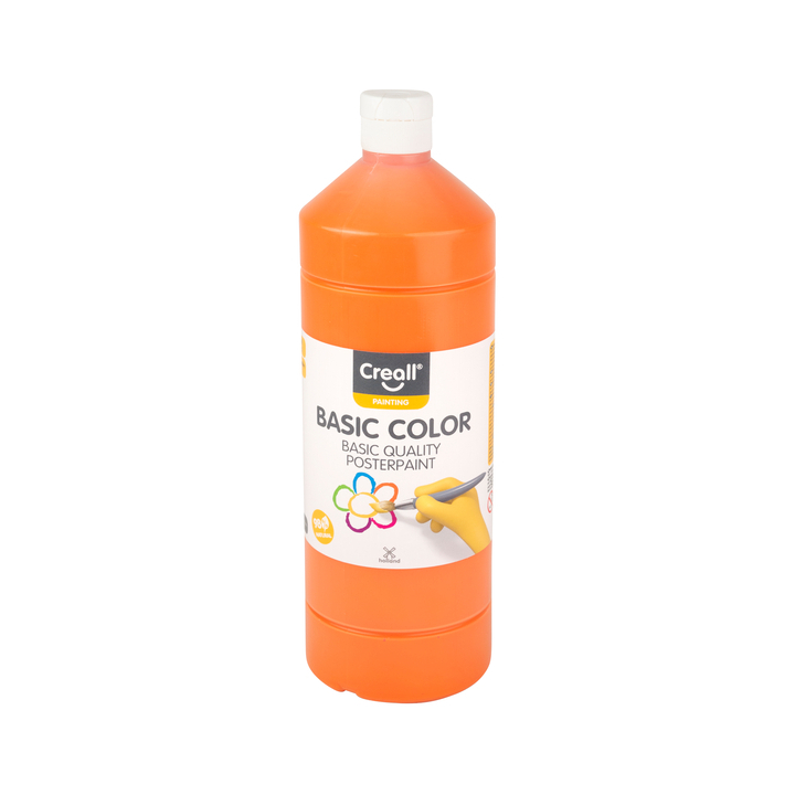 Plakkaatverf creall basic oranje 1000ml 01804 - 0