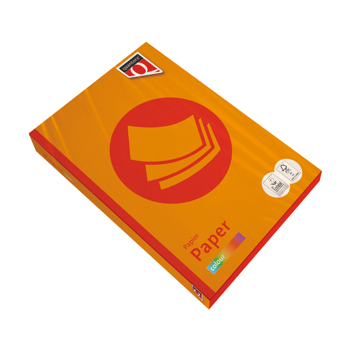 Kopieerpapier quantore colour a4 120gr oranje(746056) - 0