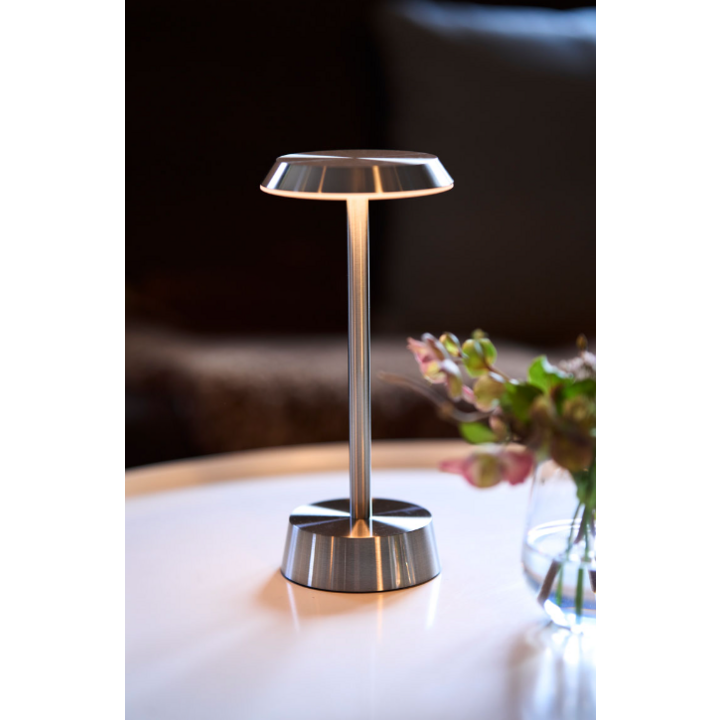 Duni Tafellampen | Oplaadbare Lamp | Cordless | Nour | Silver | 208761 (6 stuks) - 1