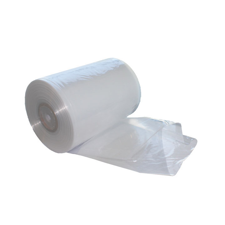Halfbuisfolie, LDPE, 50cm, 30my, rol 25kg, half stroef - 0