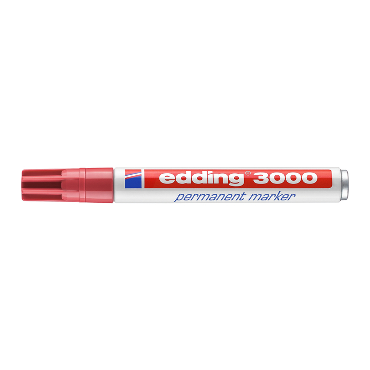 Viltstift edding 3000 rond 1.5-3mm karmijnrood(4-3000019) - 1