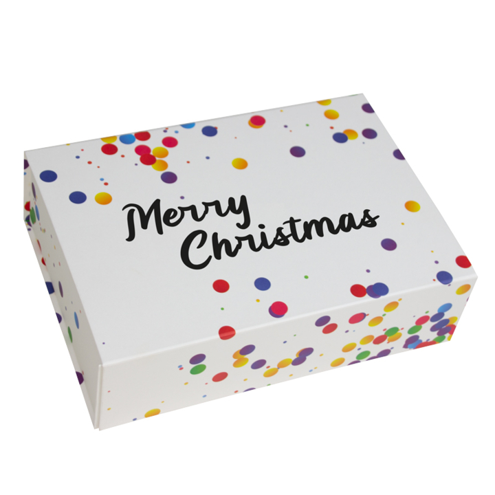 Magneetdoos, 35x25x10cm,  Merry Christmas, confetti (25 st) - 0