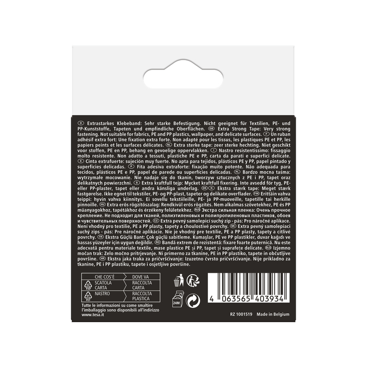 Klittenband tesa ultra power lock tape 100cmx25mm(55233-0000 - 1