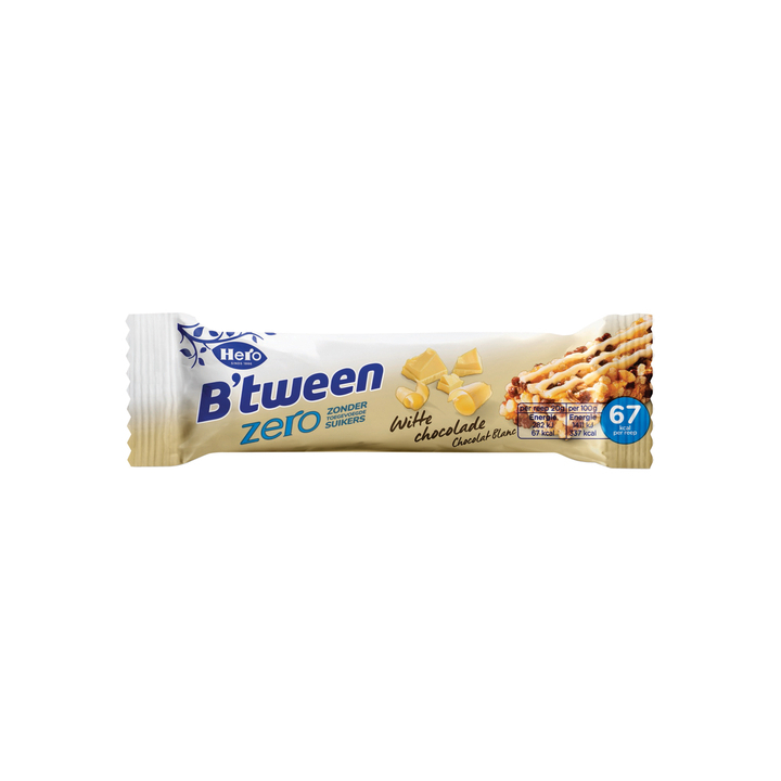 Tussendoortje hero b'tween witte chocolade zero(8he406) - 0