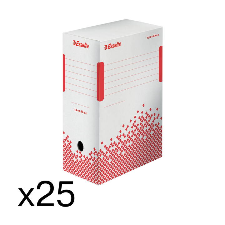Archiefdoos esselte speedbox 150x250x350mm wt(623909) - 1