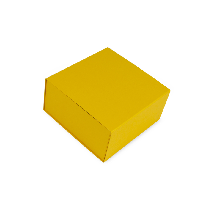 Magneetdoos, 23x23x11cm, okergeel (25 stuks) - 0