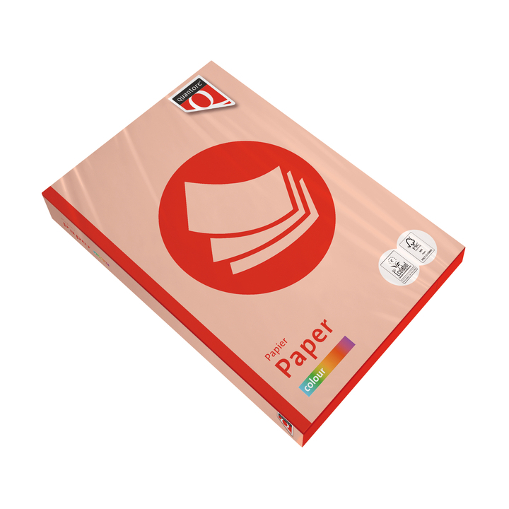 Kopieerpapier quantore colour a4 120gr zalm(746059) - 0