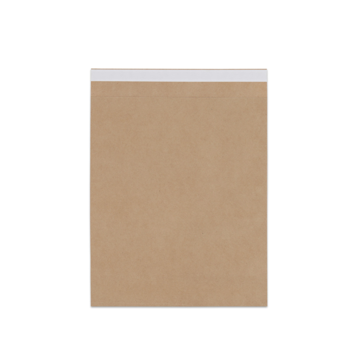 Verzendzak, papier, 30x36+2x4cm+klep, bruin (250 stuks) - 0