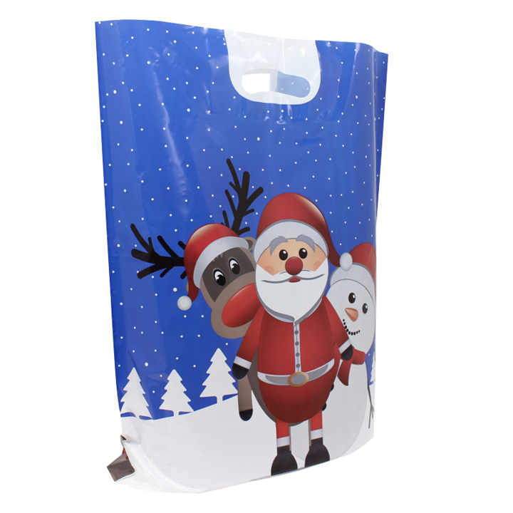 Tas, Kerst, 38x45+2x4cm, dessin Christmas Friends, wit (500) - 0