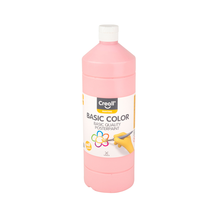 Plakkaatverf creall basic roze 1000ml 01823 - 0