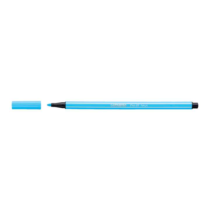 Viltstift stabilo 68/031 neon blauw(68/031) - 0