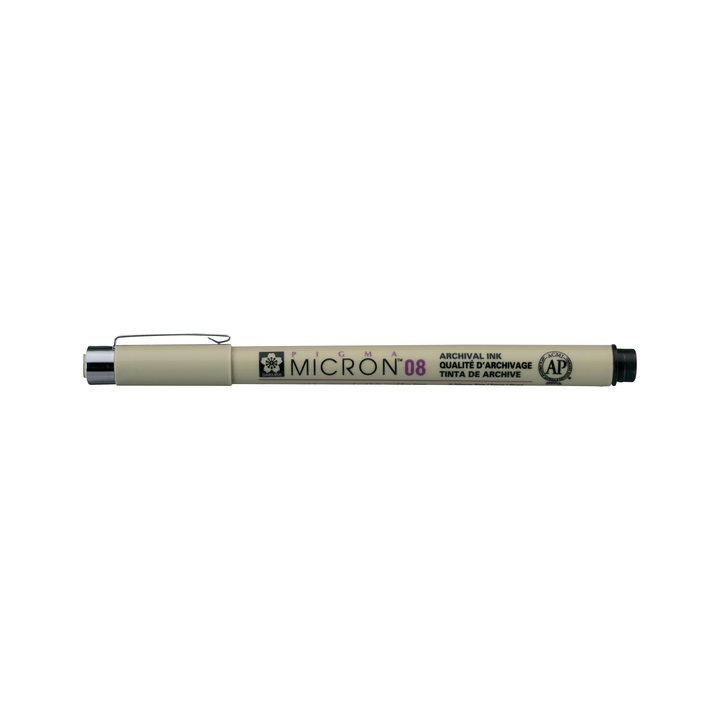 Fineliner bruynzeel pigma micron 0,5mm zwart - 0