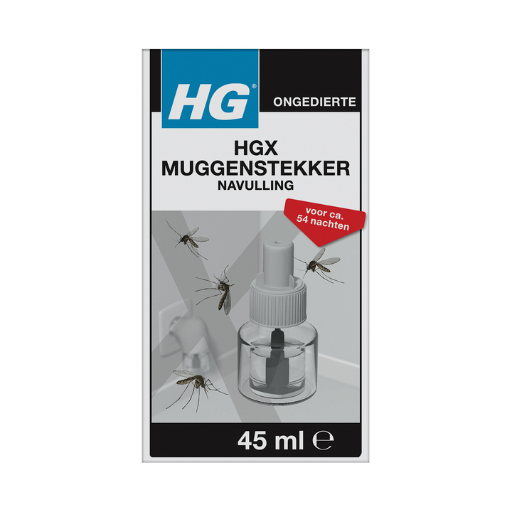 Muggenstekker hg hgx navulling 45ml(554005100) - 0