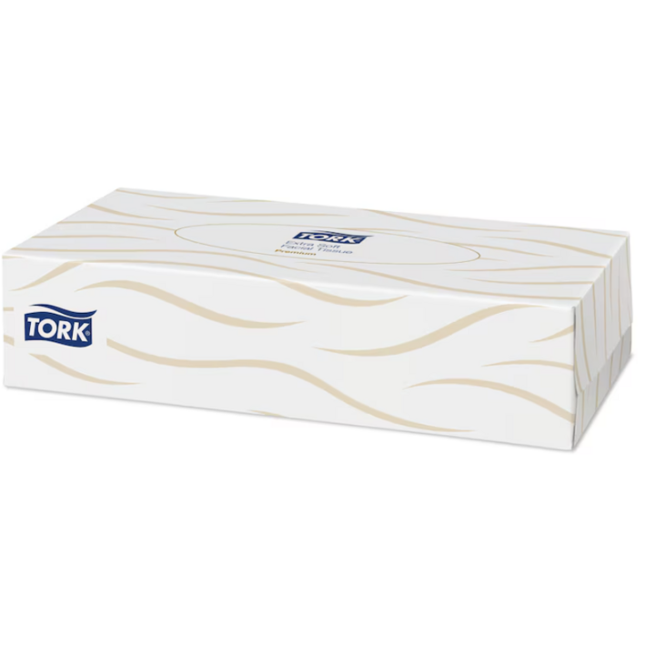 Tork Premium | Facial Tissue | 2-Laags | F1 | Wit | 140280 (30 doos x 100 stuks) - 1