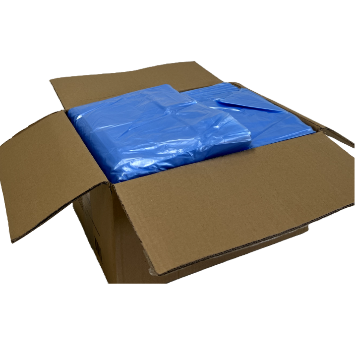 Kratzak | HDPE | 60/20x80cm | 20my | Blauw (500 zakken)  - 1
