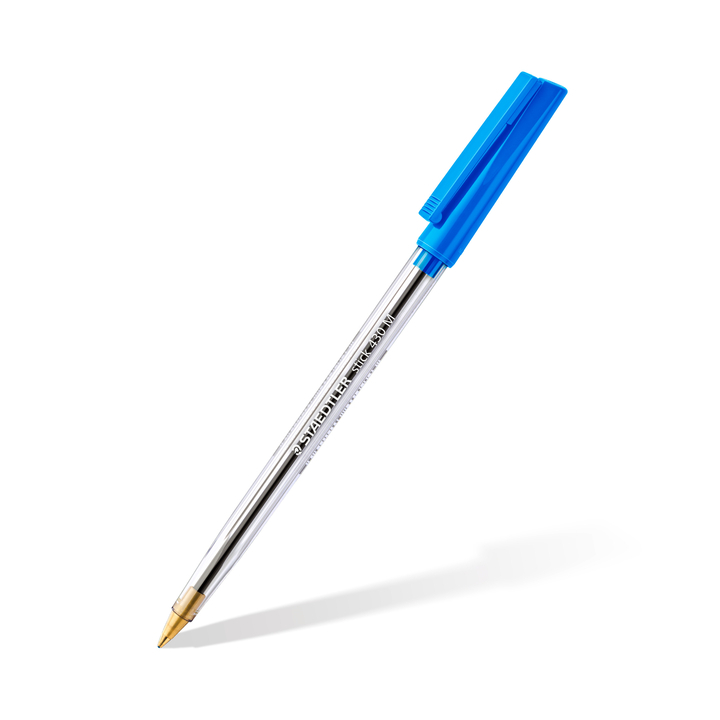 Balpen staedtler stick 430 medium blauw - 1